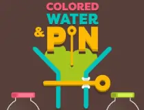 Colored Water & Pin