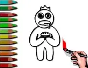 Rainbow Friends Coloring...